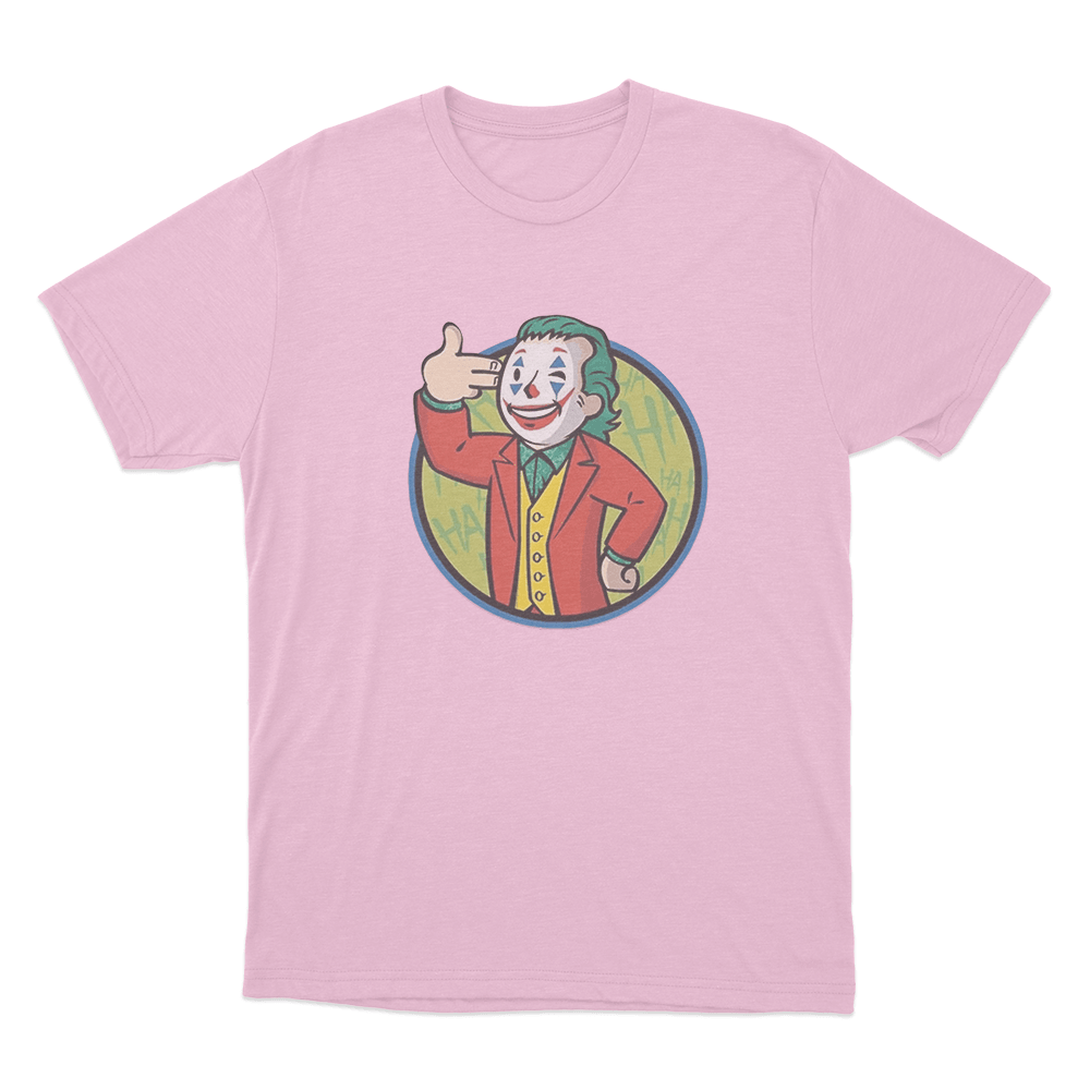 Cartoon Gypsy Crusader Joker Unisex T Shirt Pink Cartoon Gypsy Crusader Joker Unisex T Shirt Pink