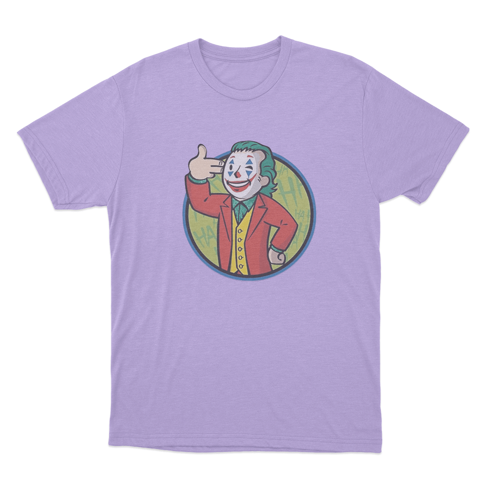 Cartoon Gypsy Crusader Joker Unisex T Shirt Purple Cartoon Gypsy Crusader Joker Unisex T Shirt Purple