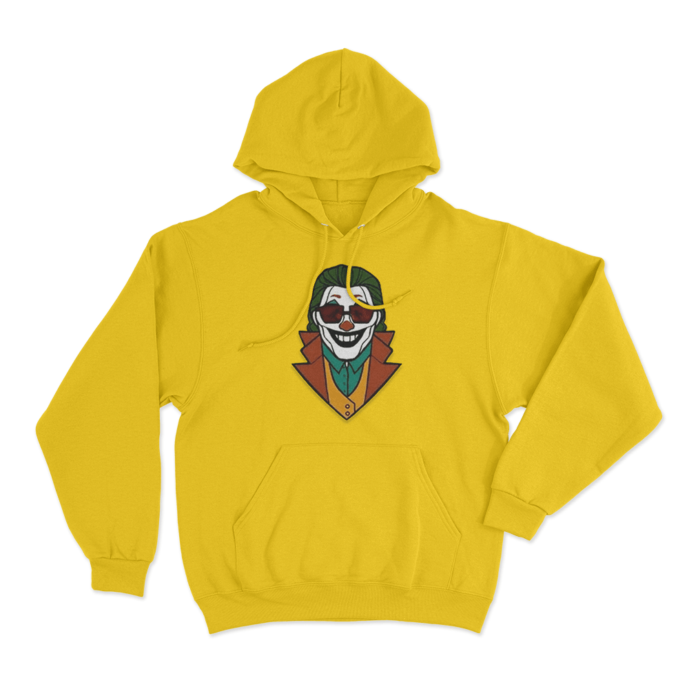 Gypsy Crusader Joker Logo Unisex Hoodie Yellow Gypsy Crusader Joker Logo Unisex Hoodie Yellow