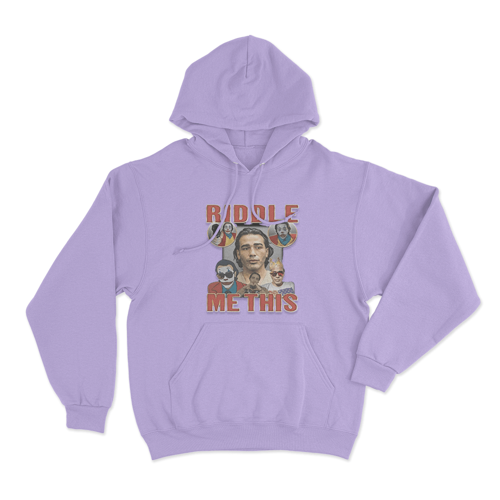 Gypsy Crusader Riddle Me This Unisex Hoodie Purple Gypsy Crusader Riddle Me This Unisex Hoodie Purple