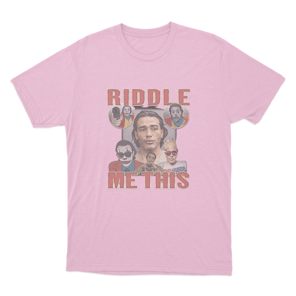Gypsy Crusader Riddle Me This Unisex T Shirt Pink Gypsy Crusader Riddle Me This Unisex T Shirt Pink