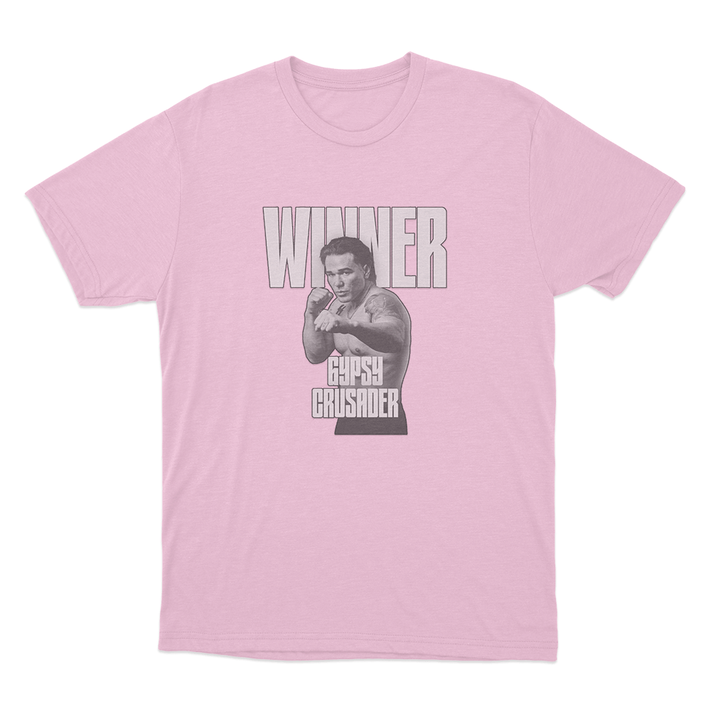 Gypsy Crusader Winner Unisex T Shirt Pink Gypsy Crusader Winner Unisex T Shirt Pink