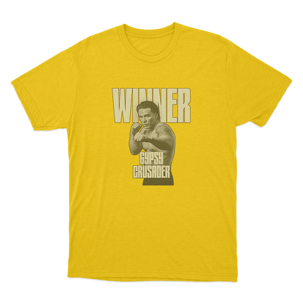 Gypsy Crusader Winner Unisex T Shirt Yellow Gypsy Crusader Winner Unisex T Shirt Yellow